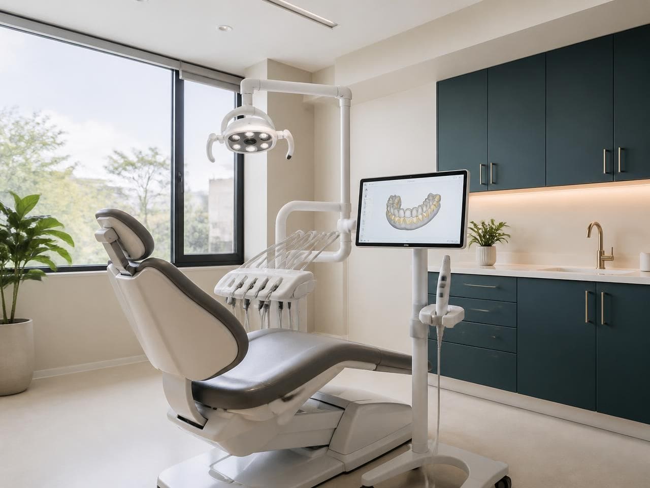 Modern treatment room — Digital imaging, rotary endodontics and a fully sterilised operatory