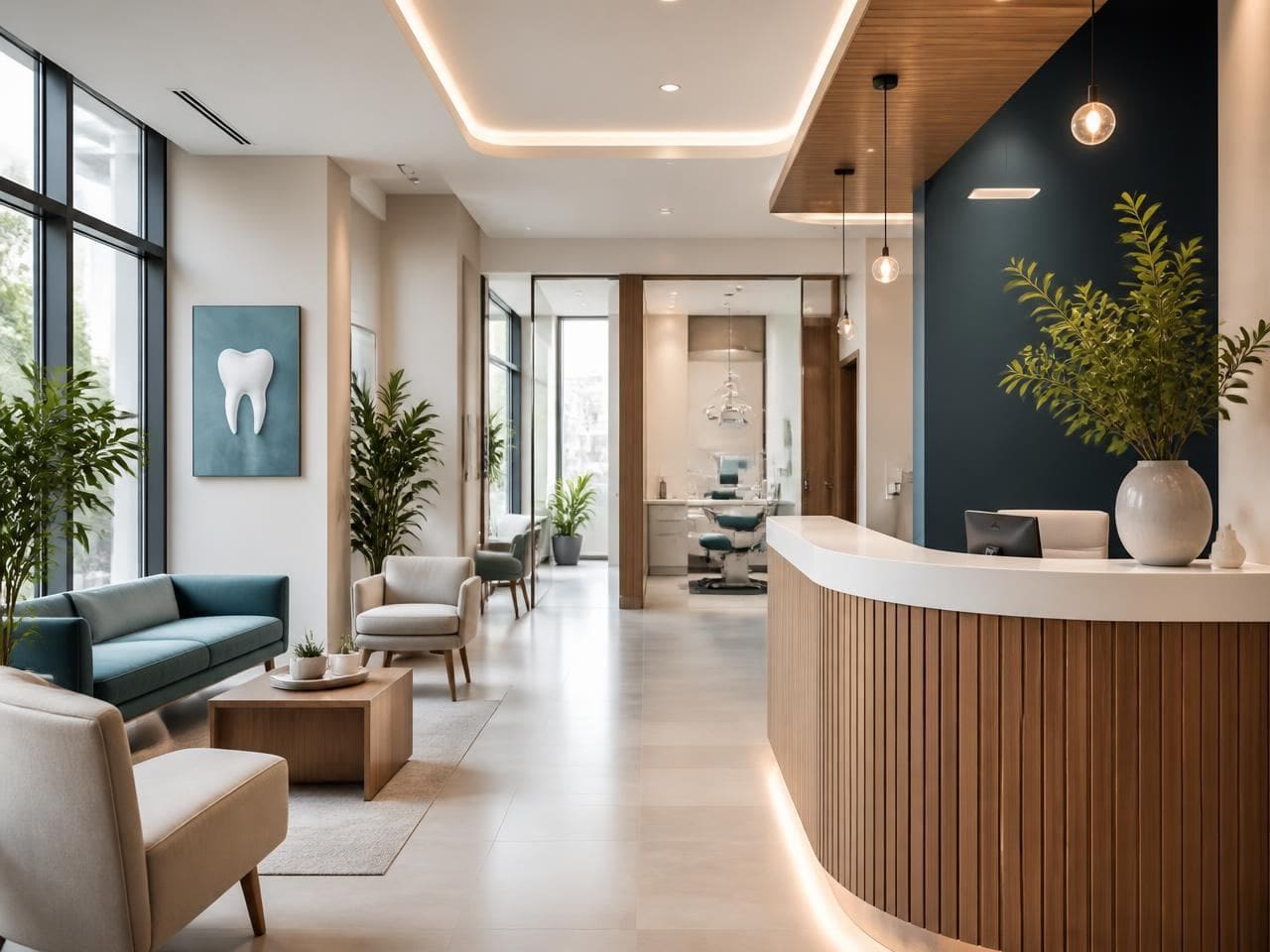 Interior of Dr. Neeraj's dental clinic in Ulwe, Navi Mumbai